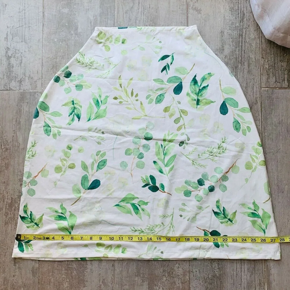 Baby Car Seat Cover Breastfeeding Multi-Use Canopy Nursing Boho Stretchy Soft
